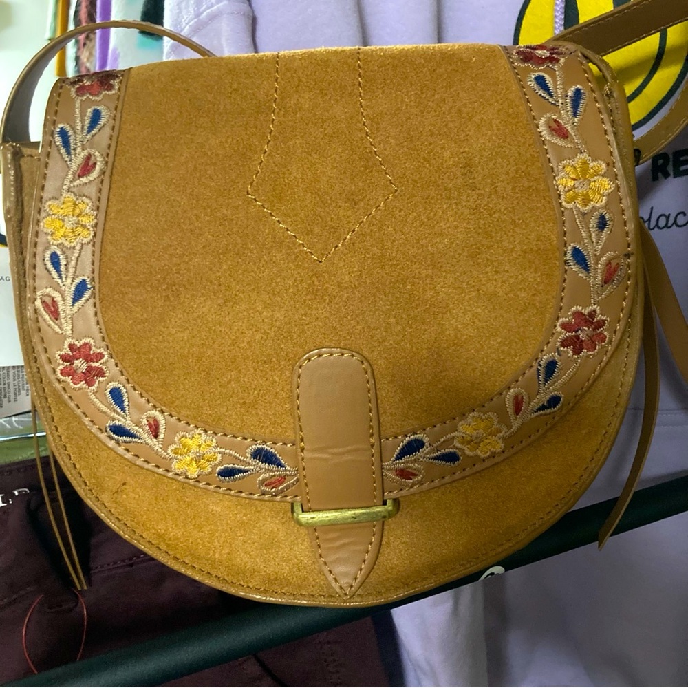American Eagle Western Style Saddle Crossbody Bag - Picture 3 of 4